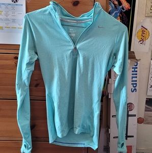 Nike 3/4 zip workout sweater for women